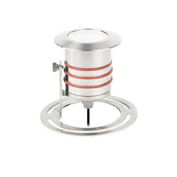 2031-30SS-WAC Lighting-12V 4W 1 LED Round Inground Submersible Light-2.75 Inches Wide by 3.13 Inches High