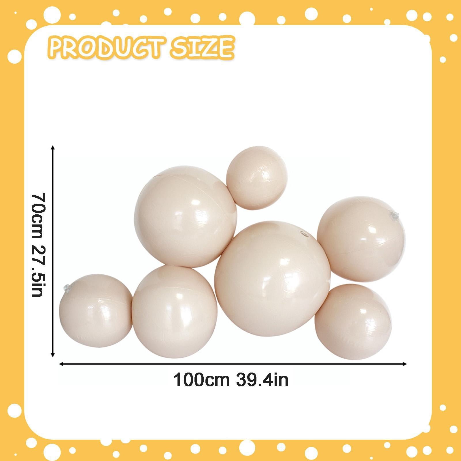 Reusable Inflatable Balloon Garland Arch Kit, Pvc Party Decoration With Elastic Band, Quick & Easy To Inflate And Set Up, Inflatable Pvc Garland, Party Decoration For Birthdays, Weddings, 43.3x24.8"
