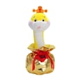 thumbnail image 1 of Muñeco de peluche de serpiente de peluche, juguete de peluche de serpiente china 2025, figura de serpiente de peluche animal , Amarillo, 1 of 8