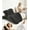 Black, variant on 27 Degree Ergonomic Wedge Pillow, Memory Foam Support Pillow for Hip and Back Pressure Relief, Adjustable Position Cushion for Daily Rest, Black