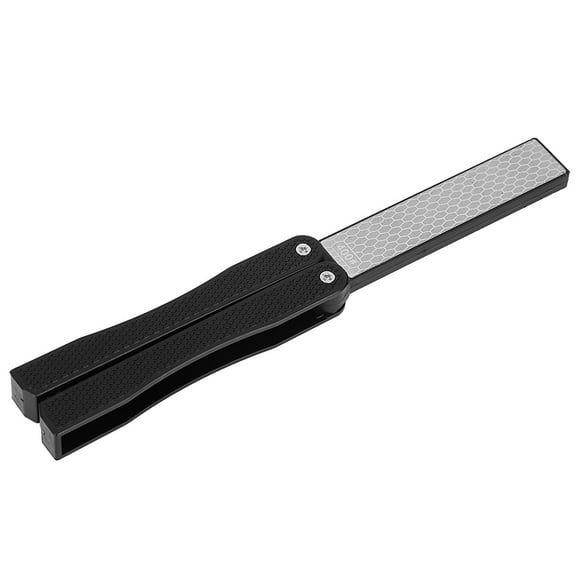 Double Sided Knife Sharpener Portable AntiSlip Fine Coarse Grit Pocket for Sharpening Knife Axe Hatchet