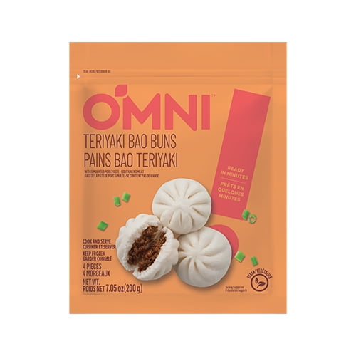 Bao buns surgelés végétaux Teriyaki Omni, 200 g 200g