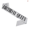 thumbnail image 7 of Birthday Queen/Girl Satin Sash 21 Birthday Sash Party Supplies, 7 of 7