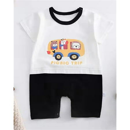 

Gubotare Baby Romper Boys Baby Girl Boy Hooded Jumpsuit Color Block Long Sleeve Zipper Hoodie Romper Bodysuit Unisex Fall Winter Outfits Black 0-3 Months
