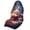 Eagle US Flag, variant on XYZCANDO Skull and Rose Pattern Design Terry Cloth Car Seat Covers Soft Towel Car Seat Cover, Anti-Slip, Suitable for Van Car Interior, Fit for Cars Sedan Trucks