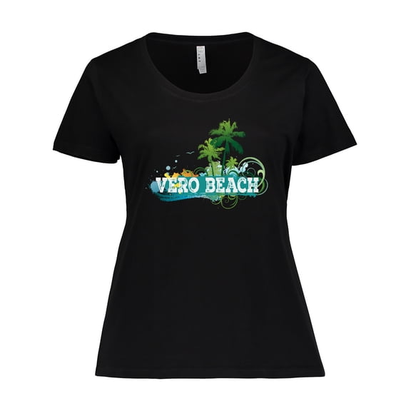 Inktastic Vero Beach Florida Vacation Women's Plus Size T-Shirt