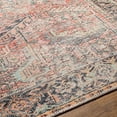 thumbnail image 6 of Mark&Day Washable Rugs, 9x12 Glidden Traditional Dusty Coral Area Rug, Orange Blue Pink Carpet for Living Room, Bedroom or Kitchen (8'10" x 12', Machine Washable), 6 of 7
