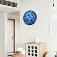 thumbnail image 6 of Voice Activated Clock with Glow Light 12 Inch Large Silent Wall Clock Battery Operated for Home Decor Small Sea Turtles, 6 of 8