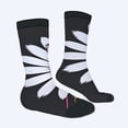 thumbnail image 2 of Four Seasons Universal Socks (2 Pairs) - Unisex Trendy Mixed Color Socks with Artistic Flower Design for a Modern Look, 2 of 5