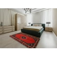 thumbnail image 5 of Ahgly Company Machine Washable Indoor Round Traditional Dark Brown Area Rugs, 4' Round, 5 of 7