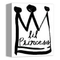 thumbnail image 2 of Creative Products Little Princess Black 8x10 Canvas Wall Art, 2 of 5