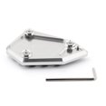 thumbnail image 2 of Side Kickstand Stand Plate Pad For BMW R1200GS 08-12 Adventure 2008-2014 Silver, 2 of 3