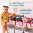 thumbnail image 5 of ECR4Kids Linking Plastic Storage Book Bin, Multipurpose Organization, Neon Pink, 10-Piece, 5 of 9