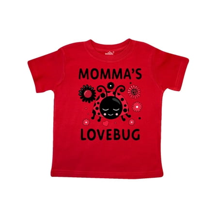 

Inktastic Valentine s Day Momma s Lovebug Gift Toddler Boy or Toddler Girl T-Shirt