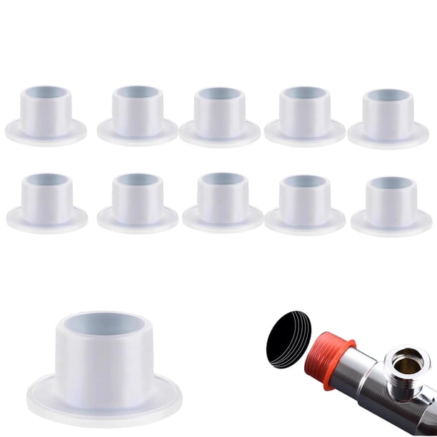10 piezas de junta de sellado a prueba de fugas para grifo, arandela de sellado de tapón de silicona a prueba de fugas para grifo, junta a prueba de fugas para grifo, tapón de silicona a prueba de fug