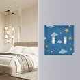 thumbnail image 5 of 2 Gang Light Switch Cover Plate Cloud and Star Wall Plate Decorate Electrical Outlet Cover Plates 4.56”x4.48”, 5 of 8