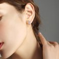 thumbnail image 4 of Qarigey 1 par de aretes con forma de animal, aretes de oreja, joyas de cobre para fiestas, festivales, oro rosa Ropa, zapatos y accesorios Miscelánea Plata, 4 of 8