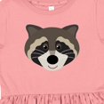 thumbnail image 4 of Inktastic Raccoon Animal Face Girls Toddler Dress, 4 of 5
