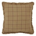 thumbnail image 3 of VHC Brands Connell Prim & Proper Decorative Filled Throw Pillow, Connell Collection, Burgundy Accent Pillow for Couch Sofa Living Room, 12x12, 3 of 3