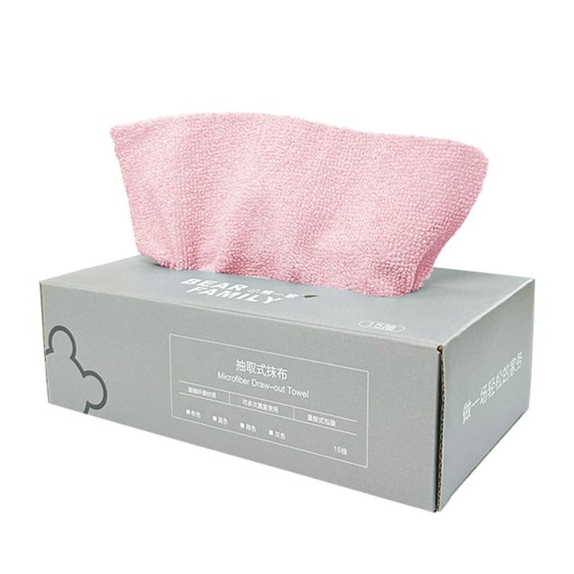 SUTENGDA Microfiber Cleaning Cloths Multi-Size Pack Pull-Out Disposable Kitchen Towels Super Absorbent Reusable Wipes for Kitchen Bathroom Furniture Glass Oil & Water Resistant 20-28c