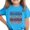 Blue01, variant on Boys Girls T-Shirts Short Sleeve Round Neck Print Summer Outing Tops Kids USA Patriotic 3-15 Years Black