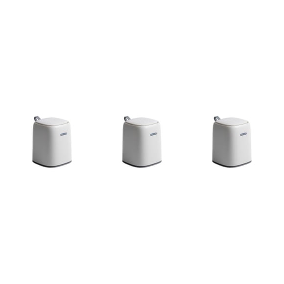 Bearachild Bote de basura elegante y conveniente con mango de silicona: el complemento perfecto para el cesto de basura de su hogar u oficina Type1 NO1