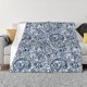 thumbnail image 1 of Fotbe Paisley4 Manta de Franela con Estampado, Manta Ultrasuave para Cama, Sofá, Auto, Hipoalergénica y Antibolitas-40"x30", 1 of 6