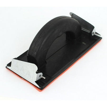 - Unique Bargains Foam Base Nonslip Handle Sand Paper Frame Sandpaper Holder Pad Block Red Black
