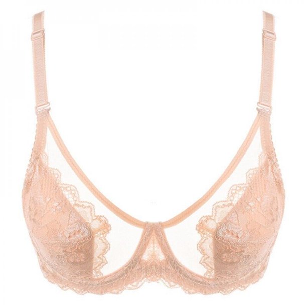 Clearance! Women's Sheer Mesh Bra See Through Unlined Sexy Lace