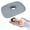 gray, variant on RoamReady Piercing Pillow, Perforated Ear Pillow with Ear Hole for CNH Side Sleepers, Dark Gray