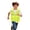 Fluorescent Green, variant on CCRFTGI Safety Vest for Kids Boys Girls Size 8-10 High Visibility Reflective Jacket Waistcoat Sleeveless Zipper Up Breathable Loose Reflection Activity Cycling Walk Vest Blue 9-10 Years