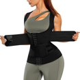 thumbnail image 2 of Mujeres cintura entrenador corsé chaleco barriga control Cincher adelgazante cuerpo Shaper ajustable entrenamiento camiseta sin mangas, 2 of 5
