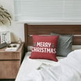thumbnail image 6 of Merry Christmas Santa Claus Tree Throw Pillow Case Square Throw Pillow Case 2 Pack Christmas Throw Cushion Case for Couch Sofa Bed Farmhouse, 6 of 7