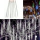 thumbnail image 5 of Guirnalda de luces solares de 30cm con estrellas fugaces, decoración impermeable para exteriores, lámpara DIY (blanco), 5 of 8