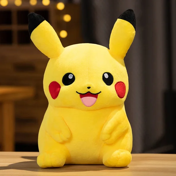 Almohada de peluche de Pikachu de gran tamano cojin trasero de Anime relleno encantador decoracion para el hogar sofa cama almohada de estilo japones regalos de alta calidad Walmart en linea