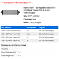 thumbnail image 2 of Intercooler 1 - Compatible with 2015 - 2021 Ford Transit-350 3.5L V6 Turbocharged - Autopart Premium, 2 of 2