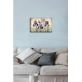thumbnail image 4 of Purple Iris Flower Retro Aluminum Sign 12"x8" Metal Sign Iris Flower Themed Wall Art Vintage Floral Decor Tin Garden Signs for Cafes Club Pub Man Cave Wall Sign Gifts, 4 of 6