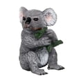 thumbnail image 2 of HOMYL Garden Forest Ornament Home Decor Koala Bear Figurine Bath Toys Cake Toppers hugging leaves, 2 of 8