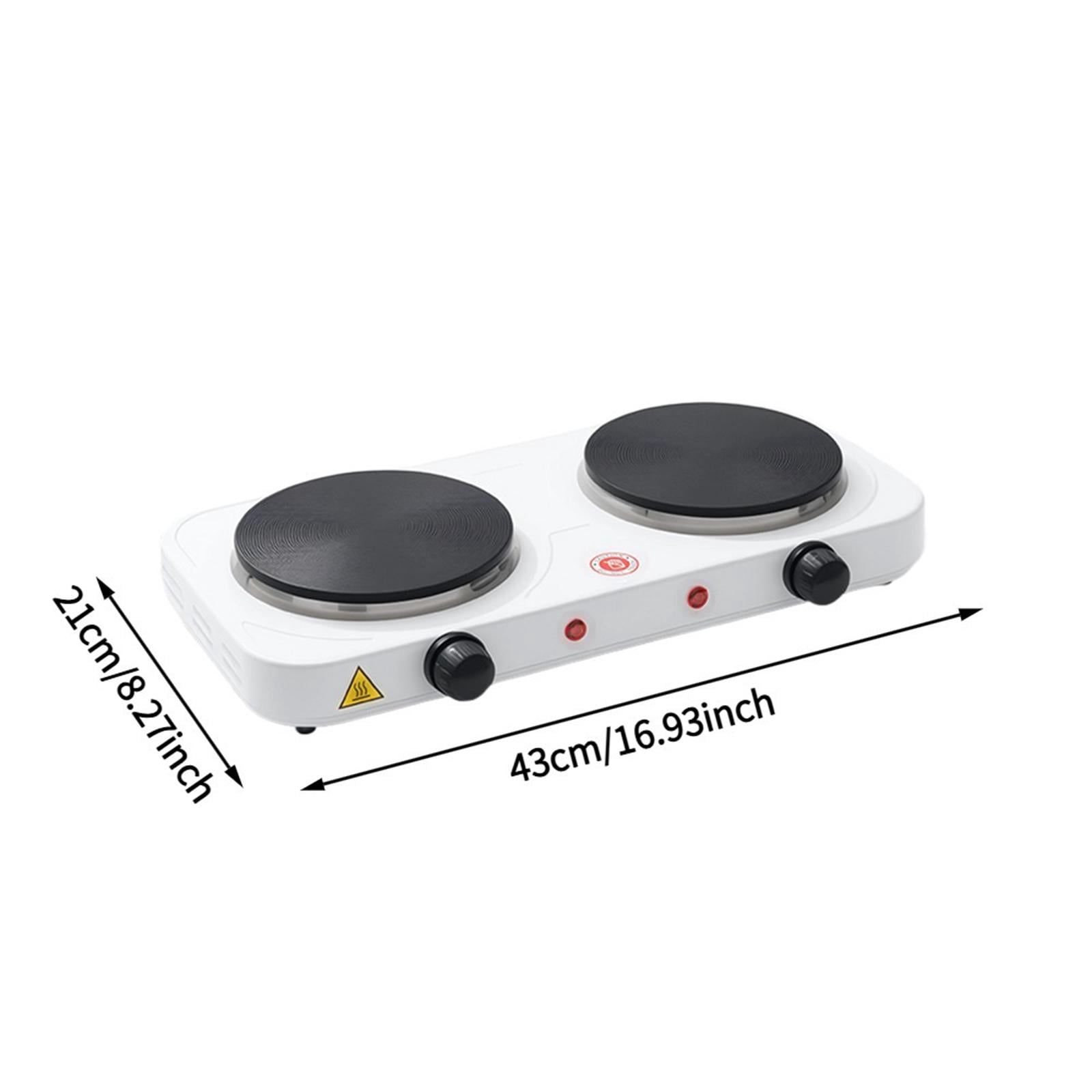 Baoblaze Countertop Double Burner Electric Cooking Stove Multifunctional Compact Premium Heating Plate