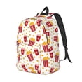 thumbnail image 2 of Daiia Popcorn Vintage Canvas Backpack for Men and Women ,Hiking Backpack,Travel Laptop Bag for School,Large Capacity Backpack, 2 of 7