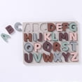 thumbnail image 1 of Juego preescolar de rompecabezas ABC de silicona para niños perfke juguete educativo Montessori 23,5 cm x 17,5 cm x 0,8 cm, 1 of 9