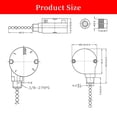 thumbnail image 4 of Interruptor de Ventilador Techo, ZE-208S E89885 Interruptor Ventilador 3 Velocidades y 4 Cables Interruptor Cable Cadena Interruptor Luces de Ventilador Reemplazo del Interruptor, 4 of 5