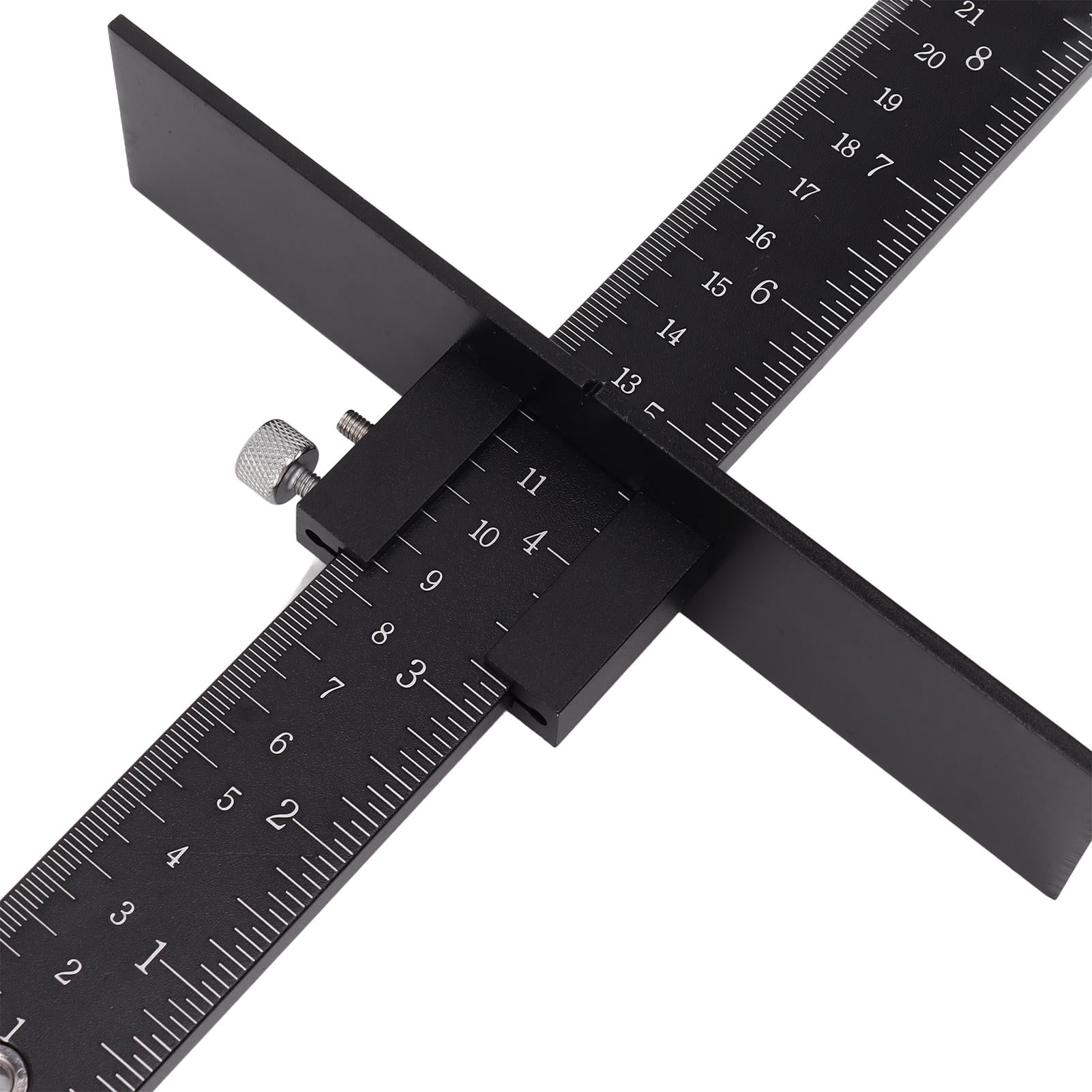 Yajisi Aluminum Cabinet Handle Jig – Easy‑Use, Accurate Drill Locator for Handles & Pulls – Durable Black Tool