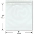 thumbnail image 2 of Plymor 8" x 8" (Pack of 100), 6 Mil Industrial Duty Zipper Reclosable Plastic Bags, 2 of 3