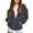 Dark Gray, variant on Teen Girls Oversiezd Zip Up Sweatshirts Cute Fleece Kids 𝗛oodie𝘀 Youth Long Sleeve Fleece Active Sport Jacket Coat