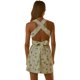thumbnail image 4 of Txlixc Vestido Sin Mangas Sin Espalda Para Mujer, Estampado De Flores Plisado Vendajes De Amarre Verano Casual Corte Suelto Corto De Una Pieza Txlixc  Moda, 4 of 5
