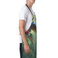 thumbnail image 3 of Lsque Flying Parrots In Jungle Waterproof Apron Chef Aprons for Men Heavy Duty Chemical Work Apron Extra Long Grilling Aprons with Adjustable Bib Apron, 3 of 9