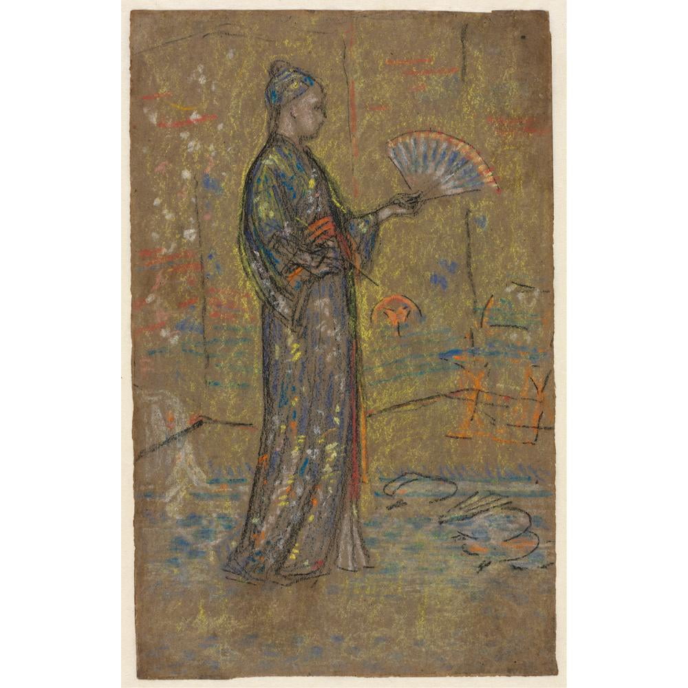 James Abbott McNeill Whistler 17x24 Black Modern Framed Museum Art