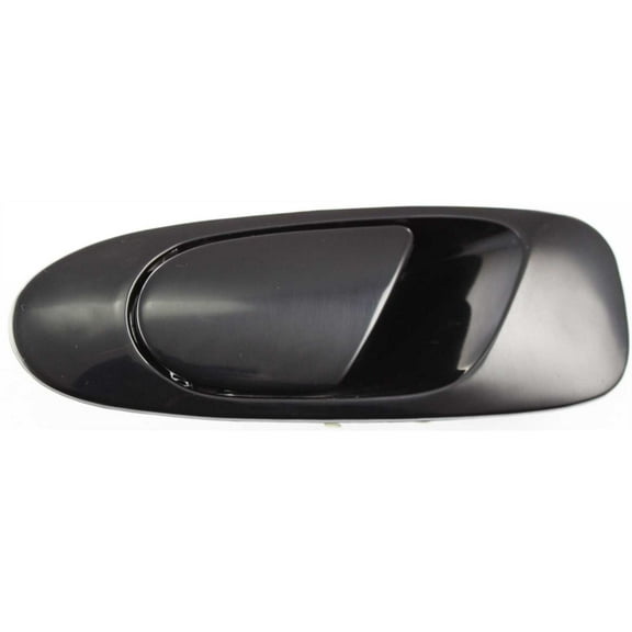 Replacement H491306 Exterior Door Handle Compatible with 1992-1995 Honda Civic Rear, Left Driver Smooth Black