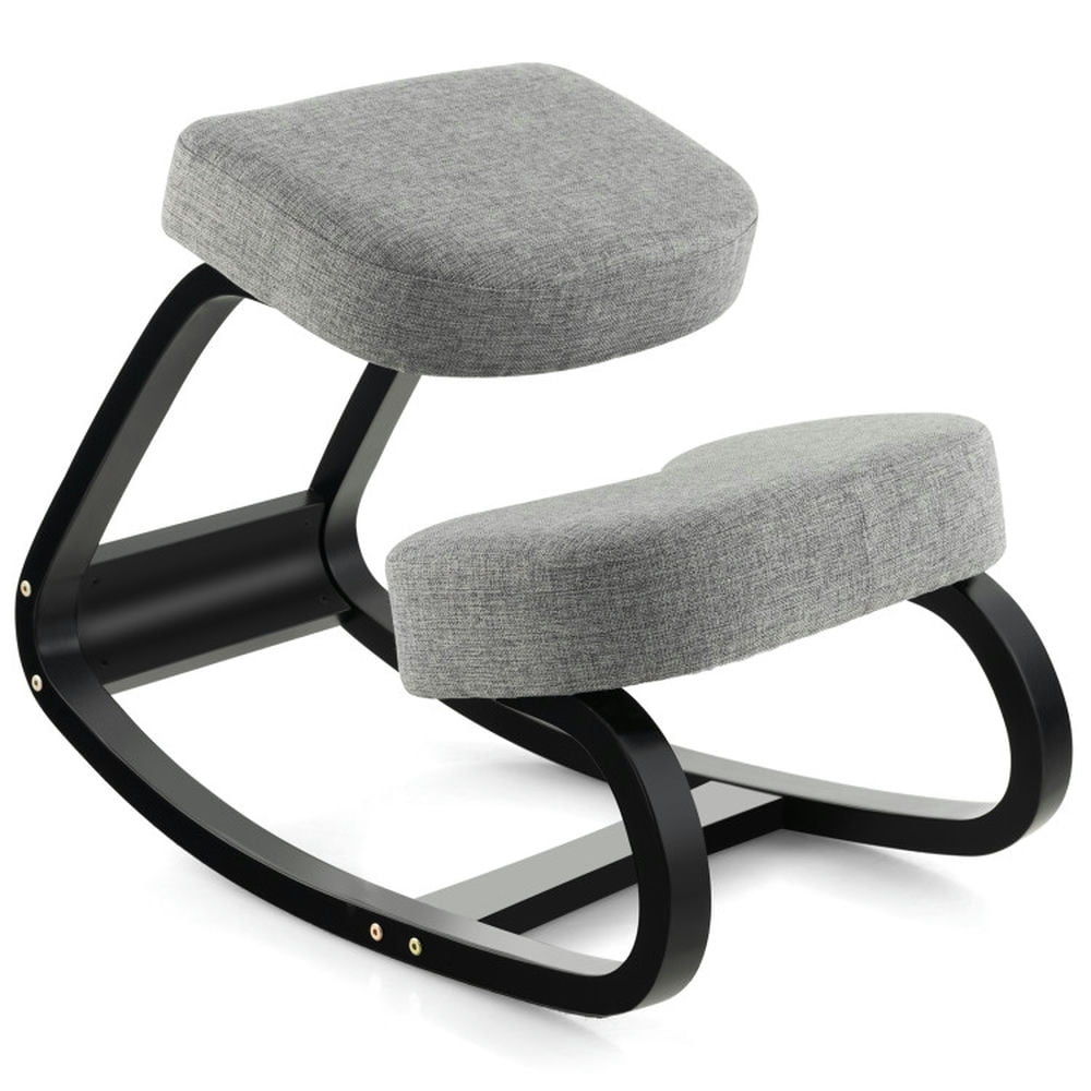 GVN Rocking Ergonomic Kneeling Chair with Padded Cushion for Home Office-Gray, Home Office Computer Desk Chair, Office Chairs Clearance for Bedroom,Study GVN Rocking Ergonomic Kneeling Chair with Padded Cushion for Home Office-Gray, Home Office Computer Desk Chair, Office Chairs Clearance for Bedroom,Study